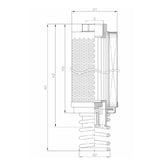 WG1022 hydraulic filter element