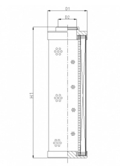 WG1080 hydraulic filter element