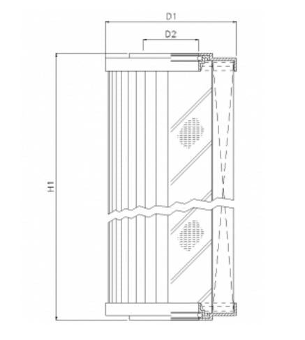 WG1135 hydraulic filter element