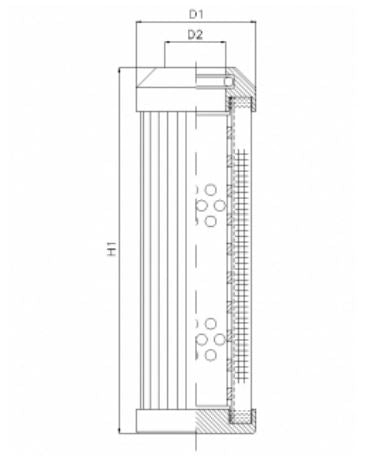 WG1152 hydraulic filter element