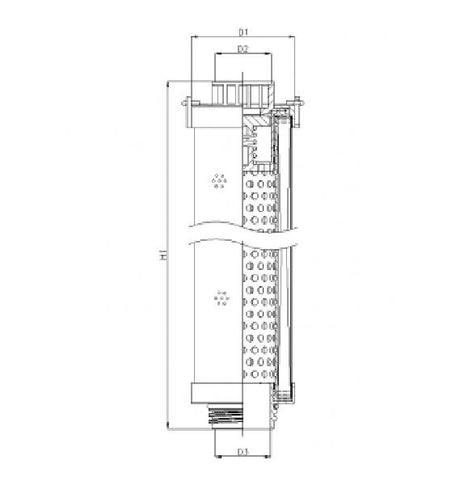 WG1172 Filter element for return filter