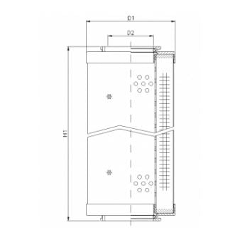 WG1223 hydraulic filter element