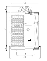 WG137 hydraulic filter element