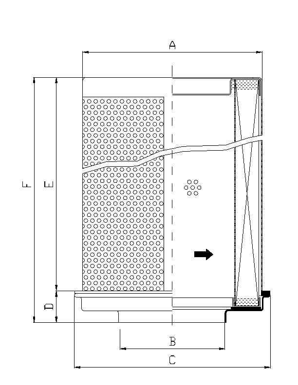 WG138 Hydraulic filter element