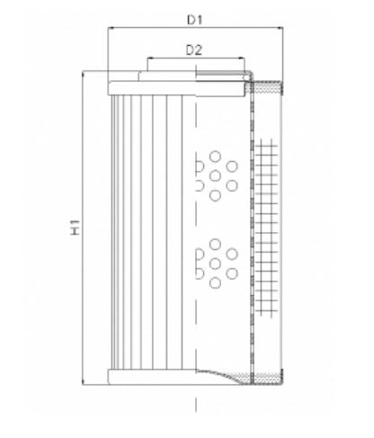 WG181 hydraulic filter element