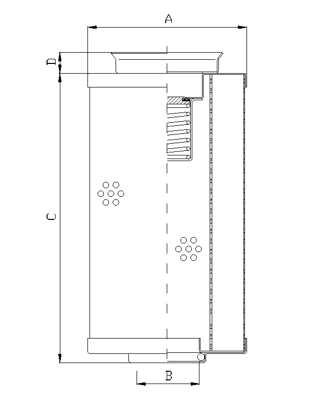 WG202 Hydraulic filter element