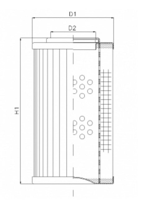 WG246 hydraulic filter element