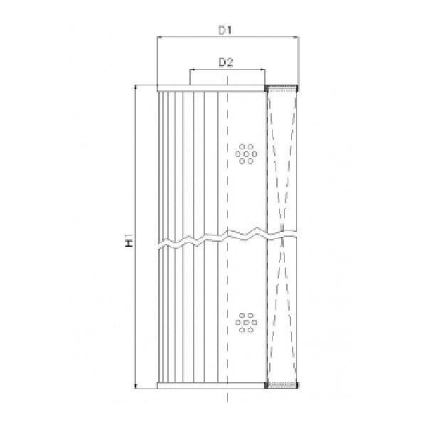 WG269 hydraulic filter element