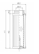 WG445 hydraulic filter element