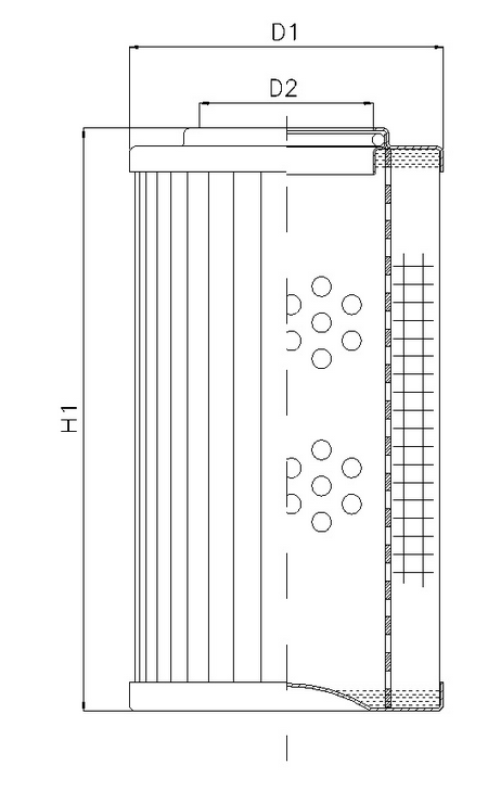 WG454 hydraulic filter element