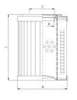 WG508 hydraulic filter element