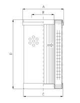 WG522 hydraulic filter element