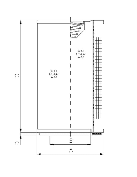 WG531 Hydraulic filter element