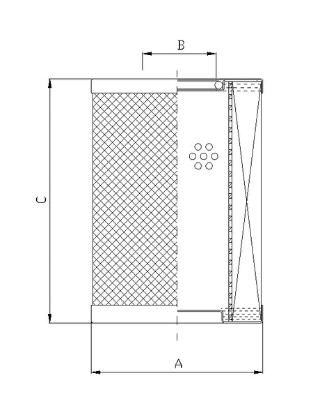 WG532 hydraulic filter element