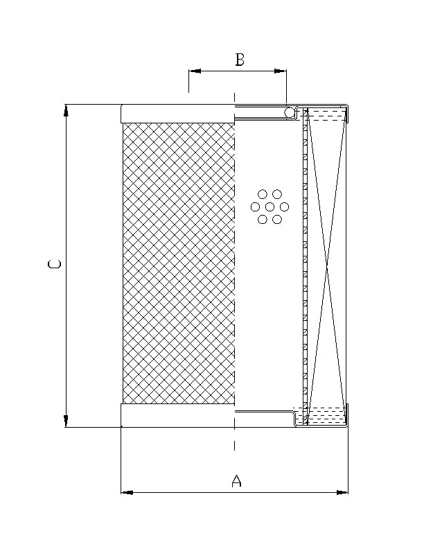 WG532 hydraulic filter element