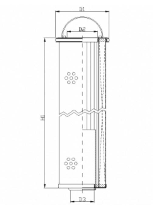 WG582 hydraulic filter element