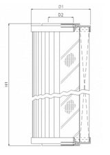 WG681 hydraulic filter element