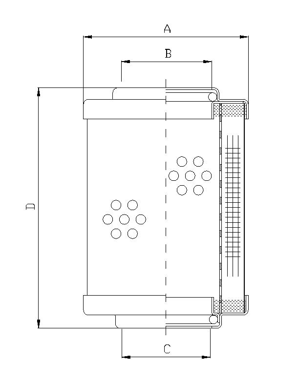 WG694 Hydraulic filter element