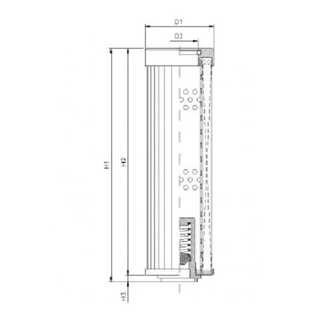 WG753 hydraulic filter element