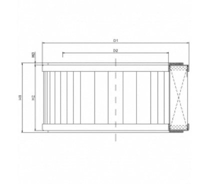 WG764 air filter element