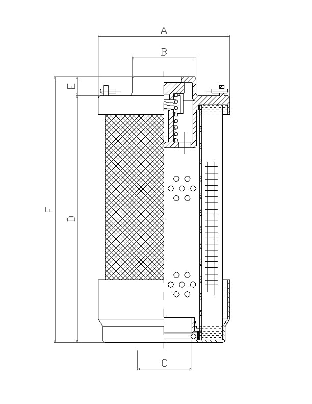 WG766 hydraulic filter element