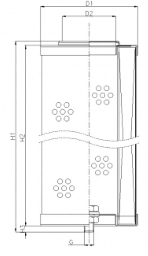 WG802 hydraulic filter element