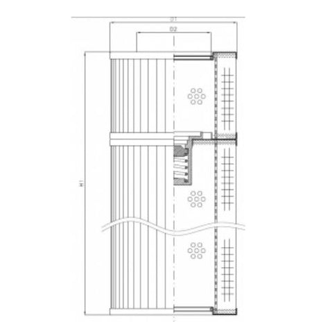 WG865 hydraulic filter element