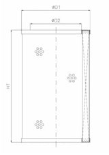 WG873 hydraulic filter element