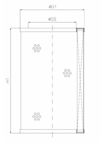 WG873 hydraulic filter element