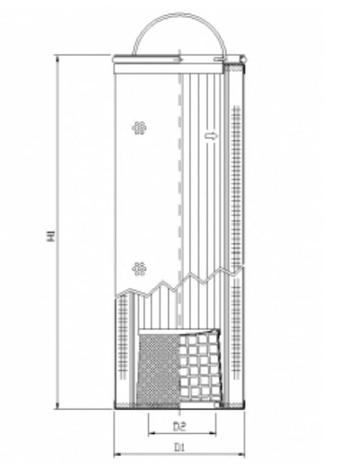 WG894 hydraulic filter element