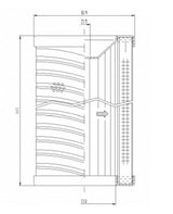 WG897 hydraulic filter element