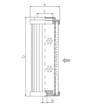 WG904 Hydraulic filter element