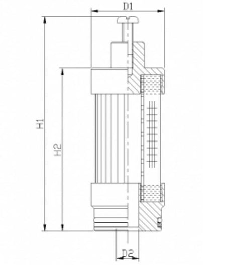 WG908 hydraulic filter element