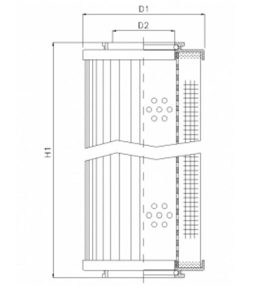 WG909 hydraulic filter element