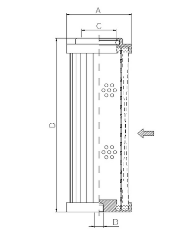 WG914 Hydraulic filter element