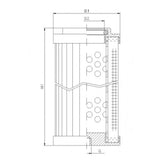 WG916 Hydraulic filter element