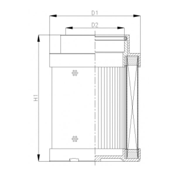 WG962 hydraulic element coreless
