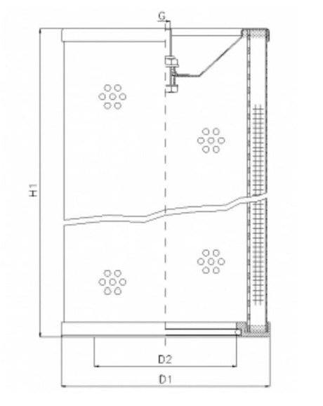 WG964 Hydraulic filter element