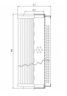 WG984 hydraulic filter element