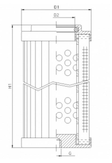 WG995 Hydraulic filter element