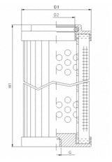 WG995 Hydraulic filter element