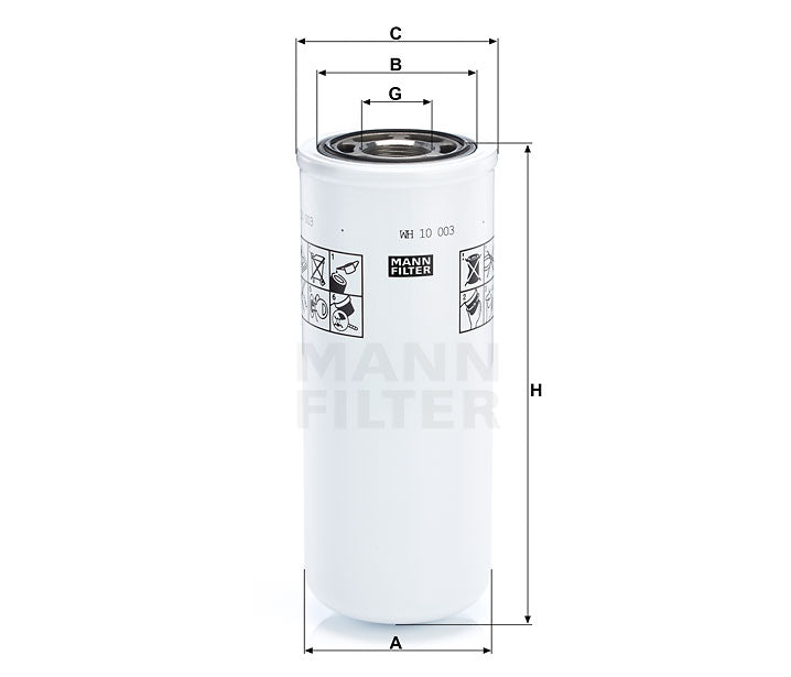 WH 10 003 oil filter