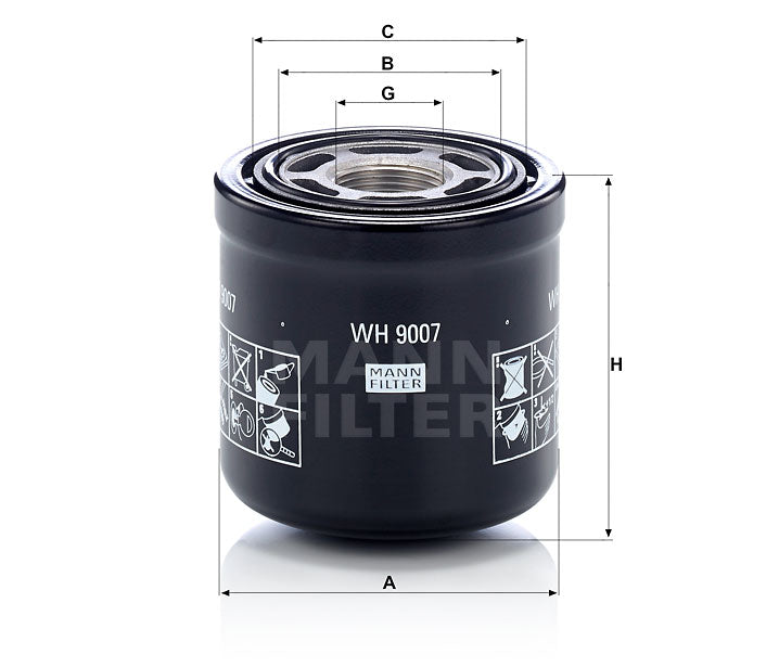 WH 9007 oil filter