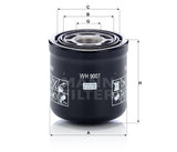 WH 9007 oil filter