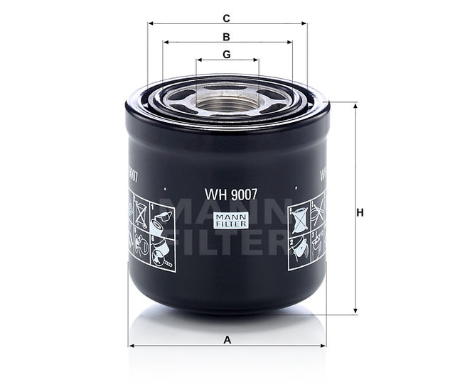 WH 9007 oil filter