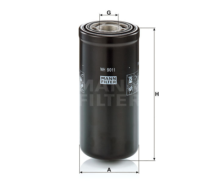 WH 9011 hydraulic filter spin-on