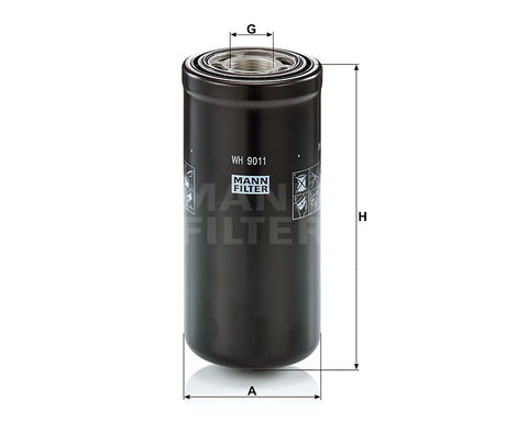 WH 9011 hydraulic filter spin-on