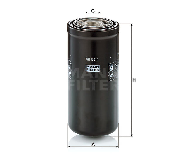 WH 9011 hydraulic filter spin-on
