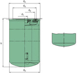 WH 945/2 oil filter (spin-on)