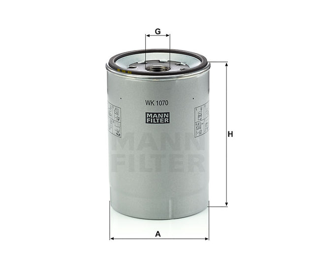 WK 1070 x fuel filter spin-on